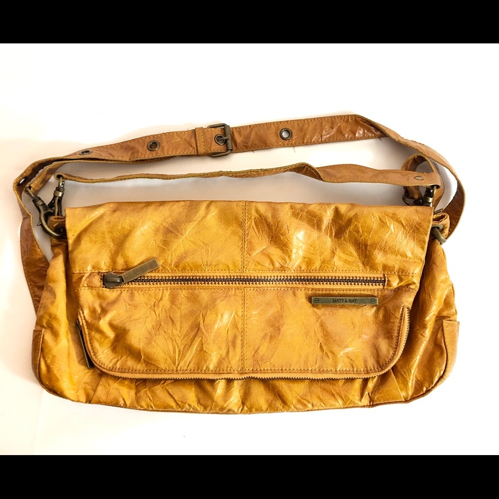 Matt & Nat Vegan Mustard Crossbody